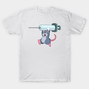 Mouse as Nurse with Syringe T-Shirt